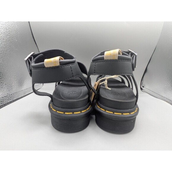 Dr Martens Blaire Hydro Leather Strap Sandal Women’s Size 7 Black - Picture 7 of 12